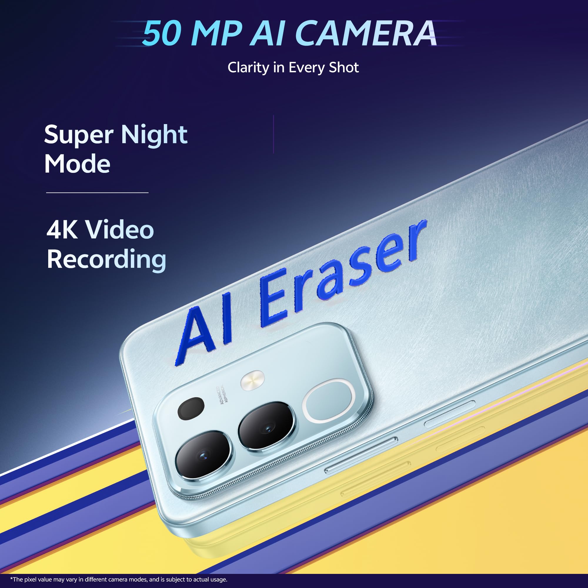 Vivo T4x 5G (Marine Blue, 128 GB) (6 GB RAM)